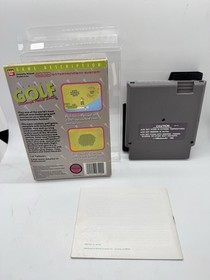 Bandai Golf: Challenge Pebble Beach Nintendo NES CIB Complete / Tested