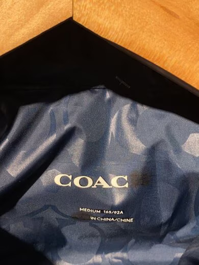 COACH Down Jacket, Medium, Polyester, NV, E1902-1… - image 3