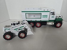 Hess Gasoline Toy Truck and Front Loader 2008 Working Lights And Sound