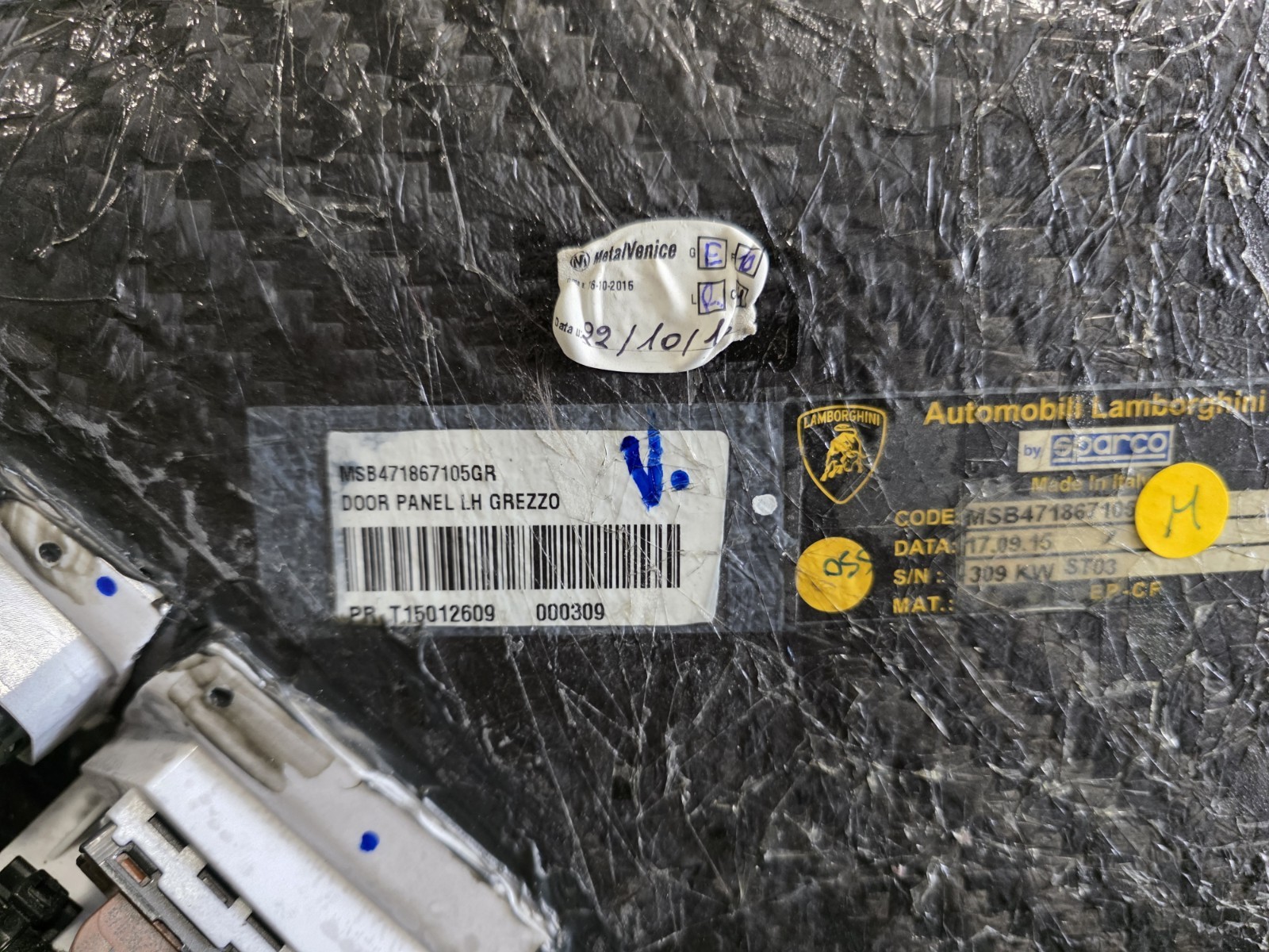 LAMBORGHINI AVENTADOR SV SVJ CARBON FIBER DOOR PANEL CARDS OEM LEFT AND RIGHT