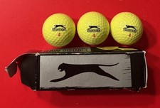 NIB Slazenger RAW Long Distance Yellow Golf Balls 1 Box/Sleeve of 3 Balls NEW