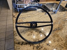 1961-66 Buick Steering Wheel Black Good Used