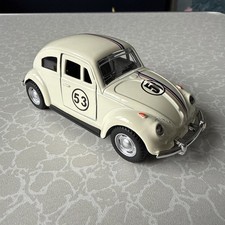 Diecast VW BEETLE. Herbie No.53. Pull-Back Action. Approx 4” Long. New In Bag.