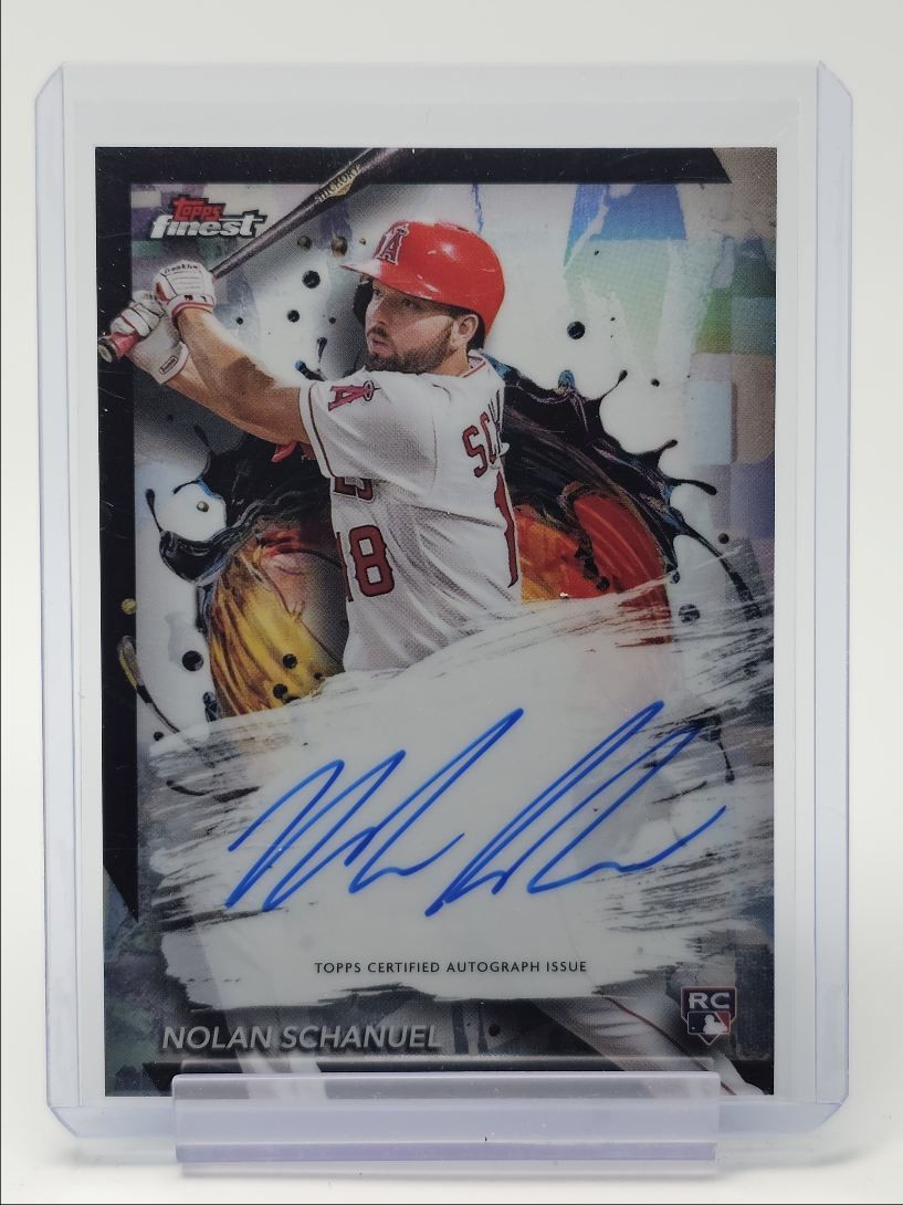 NOLAN SCHANUEL 2024 TOPPS FINEST ROOKIE AUTOGRAPH REFRACTOR RC AUTO Q3882