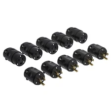 Electrical Replacement Plug Connector Set, Extension Cord Ends Male and Femal...