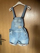 Benetton Jeans Latzhose Shorts Gr. 120 hellbl...
