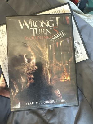 Wrong Turn 5 Bloodlines Dvd Horror Gore Unrated