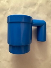 Rare Lego Blue Plastic Upscaled Mug Real Life-sized Drinking Cup