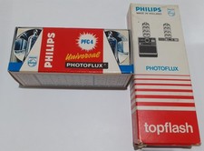 PHILLIPS THREE x CUBE FLASH BULBS & 8 BULB TOPFLASH UNUSED AND STILL BOXED