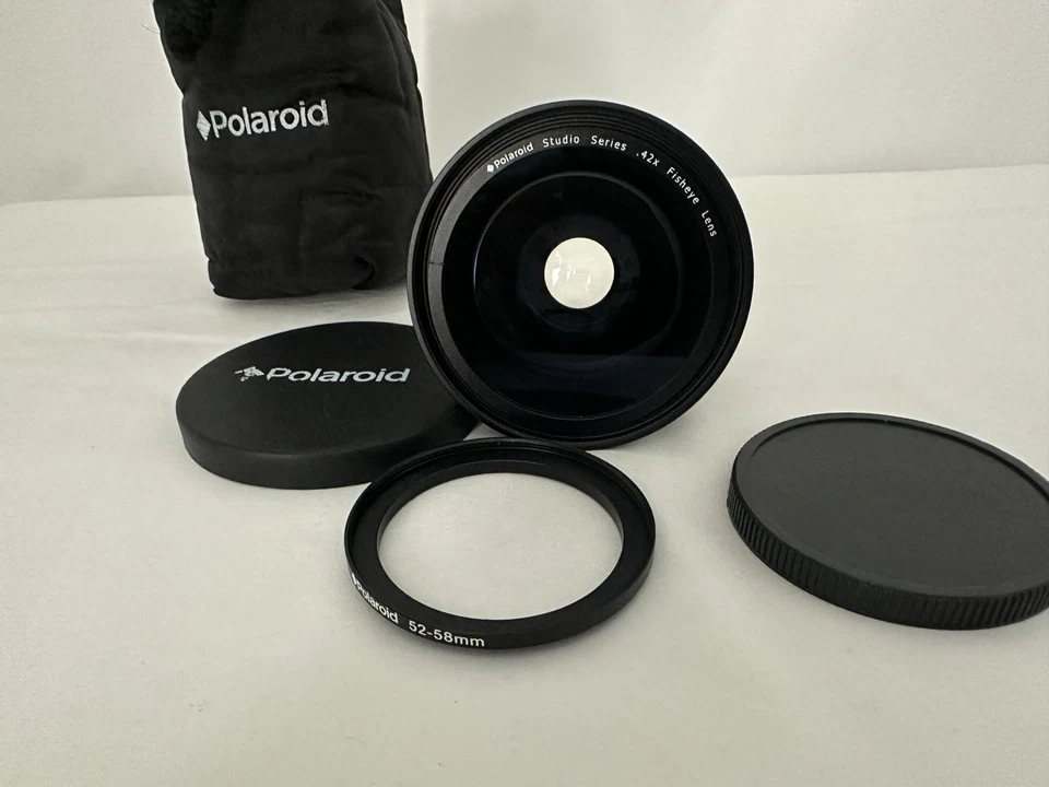 Polaroid Studio Series .42x Fisheye Lens with Soft Carry Pouch - Image 2 of 4