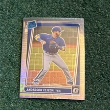ANDERSON TEJEDA - 71/99 - 2021 DONRUSS OPTIC PANDORA RATED ROOKIE CARD # 84  MLB. rookie card picture