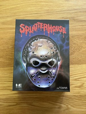 Neu Splatterhouse Deluxe Ed PC Engine funktioniert TurboGrafx Marty BESCHREIBUNG LESEN