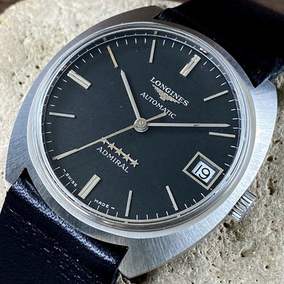 LONGINES ADMIRAL AUTOMATIC DATE WATCH cal. 665.1 VINTAGE From 1970 s SERVICED!