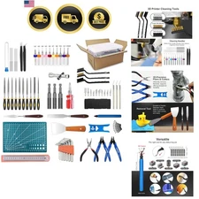 3D Printer Tool Kit with Case Deburring Nozzle Cleaning Cutter Wrench Set