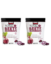 Lot of 2 Force Factor Total Beets Concentrated Beet Root Soft Chews Exp 07/2027