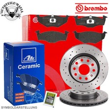 BREMBO Bremsensatz Sport Beläge  Ceramic + Petec Paste vorne für FORD VOLVO