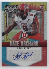 2015 Panini Prizm Collegiate Draft Picks Tie-Dye 44/49 Nate Orchard Auto 7p8