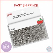 Dritz Quilting 3032 Curved Safety Pins for Large Projects, Bonus Pack, Size 1, N