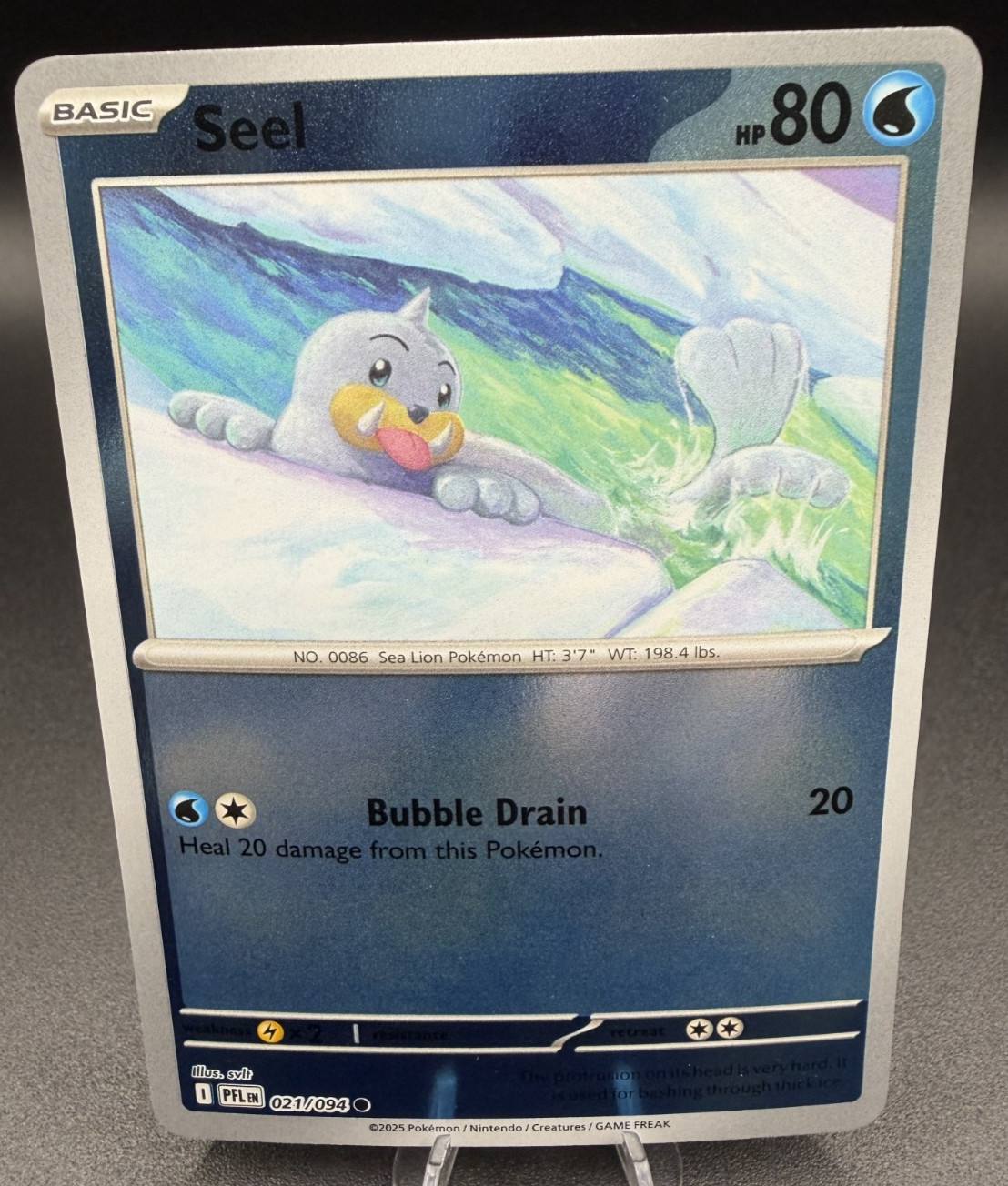 Seel 021/094 Reverse Holo ME02 Phantasmal Flames PFL - Pokemon - NM/M