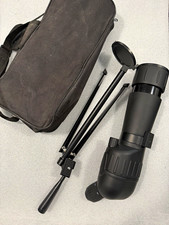 20-60x60 Angled Spotting Scope 60mm Black w/ Tripod Carrying Case