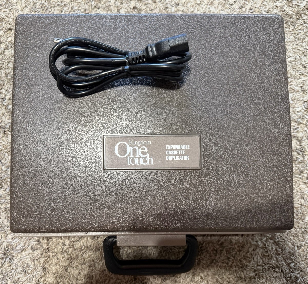 Kingdom One Touch Portable Expandable Cassette Tape Duplicator | eBay