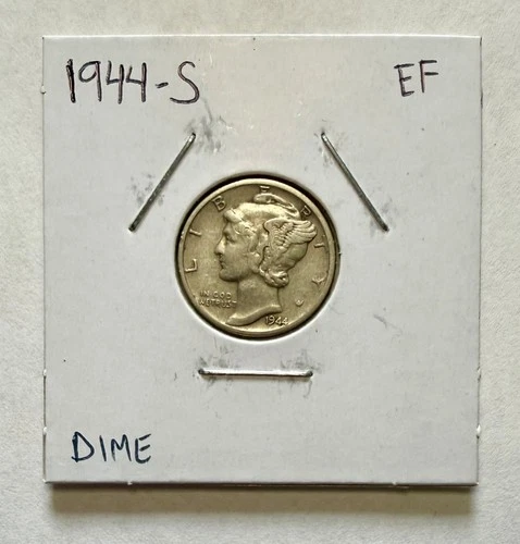 1944-S Mercury Dime - Extra Fine (EF/XF)