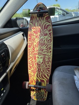Santa Cruz Skateboard/Longboard Deck With Sun Goddess Design