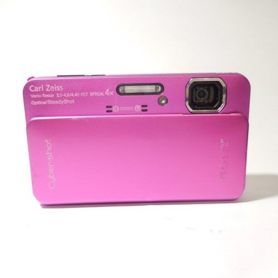 SONY Cyber-Shot DSC-TX10 Pink Camera w/Battery Charger SD Card