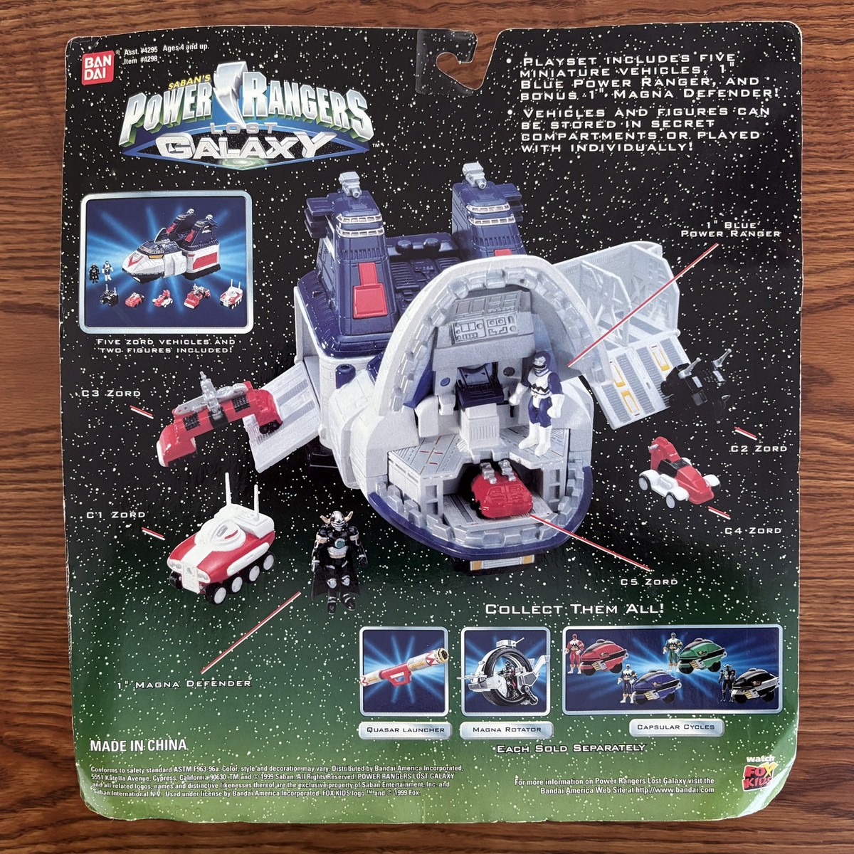 Power Ranger Lost Galaxy Zenith Carrierzord Deluxe Micro Playset