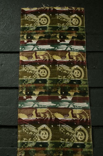 Tessuto Giapponese Tessuto Seta Vintage Kimono Antico Patch Tessuto 37,4"/KIH19/110 - Foto 7 di 8