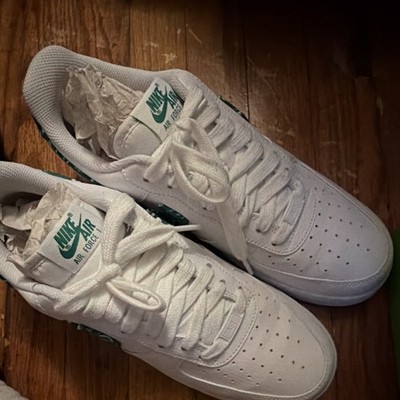 Nike Air Force 1 Paisley Green White Low Top DJ6894-100 Men's Sneaker