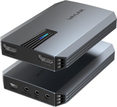 WAVLINK 4K HDMI Video Capture Card, USB Grabber, VRR, Plug & Play