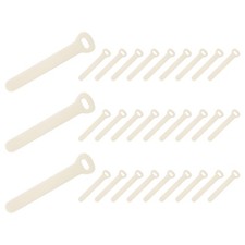 30 Pcs Leather Zipper Puller, 2.6" Zipper Sliders, Apricot