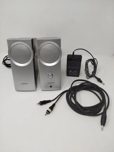 Bose Companion 2 Multimedia Computer Speaker System- PC, Aux, etc- Working!