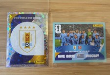 Panini FIFA World Cup 2026 URUGUAY Badge + Team Sticker Set - URU1 + URU13