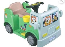Bluey 6v Ride-on Trash Garbage Truck Kids Toy Battery Powered New In Box