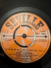 70s SOUL CLASSIC! Dooley Silverspoon Let Me Be The Number 1 UK Seville 45