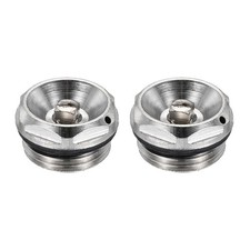 2Pcs 1/2 BSP Manual Radiator Air Vent Plugs, ...