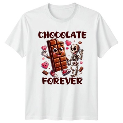 Chocolate Forever T-Shirt Sweet Tooth Essen Trinken Valentinstag