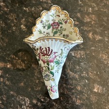Porcelain Floral Wall Pocket 7 