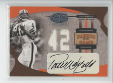 PAUL WARFIELD AUTO PATCH /42 2005 LEAF CERTIFIED FOTG AUTOGRAPH JERSEY # /42 1/1