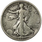 1921-P Philadelphia Walking Liberty Silver Half Dollar 50C Very Fine VF