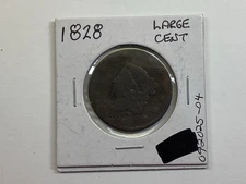 1828 Coronet Liberty Head Large Cent 197 Years Old US Coin 092025 04i