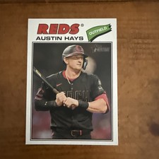2026 Topps Heritage - AUSTIN HAYS  - Cincinnati Reds SP #80 - 5d