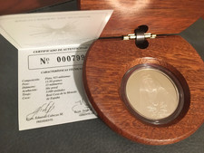 Ecuador 2006 Silver Medal 100th Anniv Virgin La Dolorosa San Gabriel Box & COA