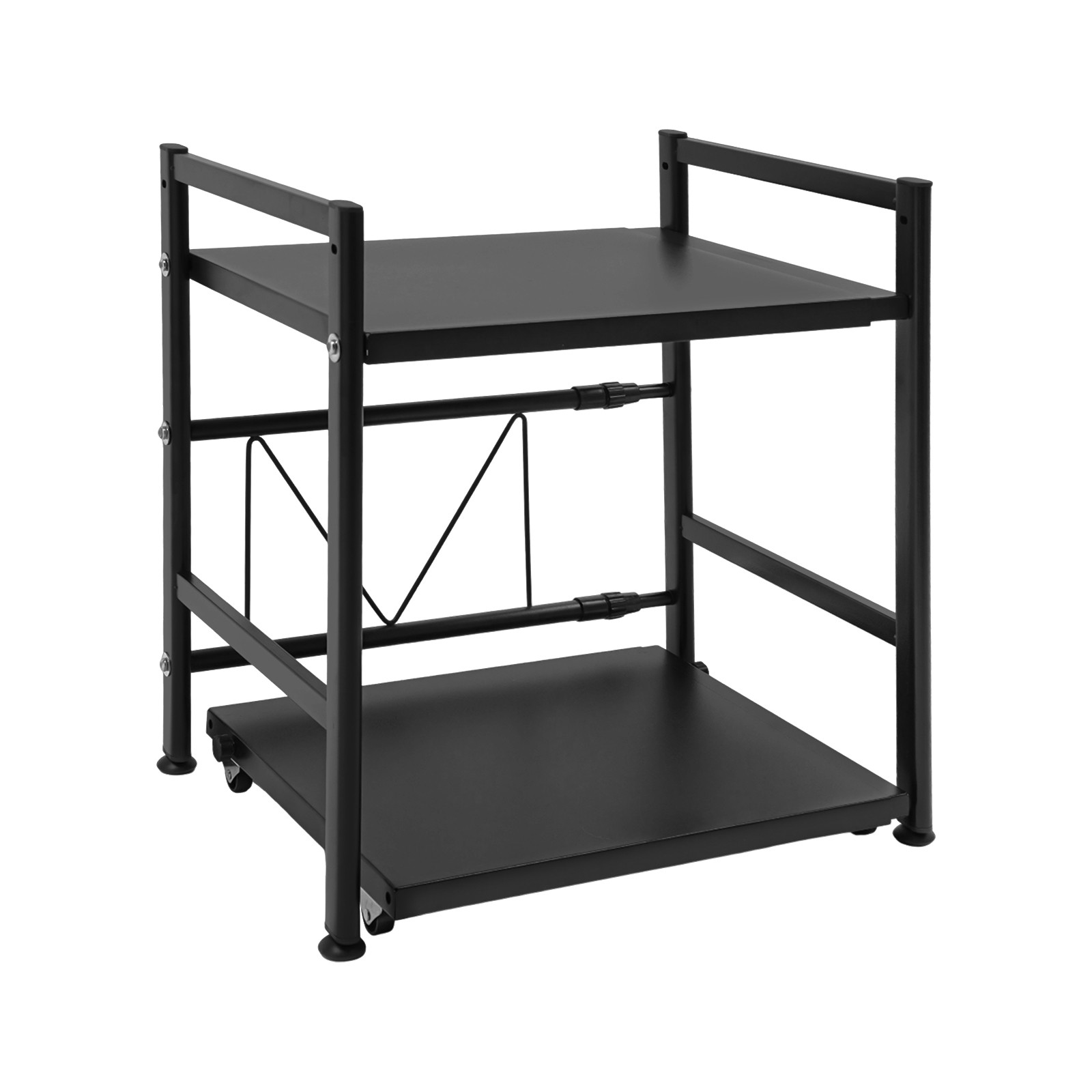 33*47cm Storage Organizer Shelf Kitchen 2-Tier Extendable Microwave Rack