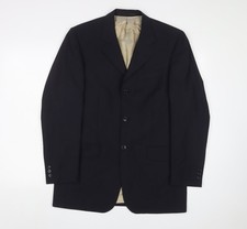 Mens UK Size 38 Karl Jackson Regular Black Suit Jacket