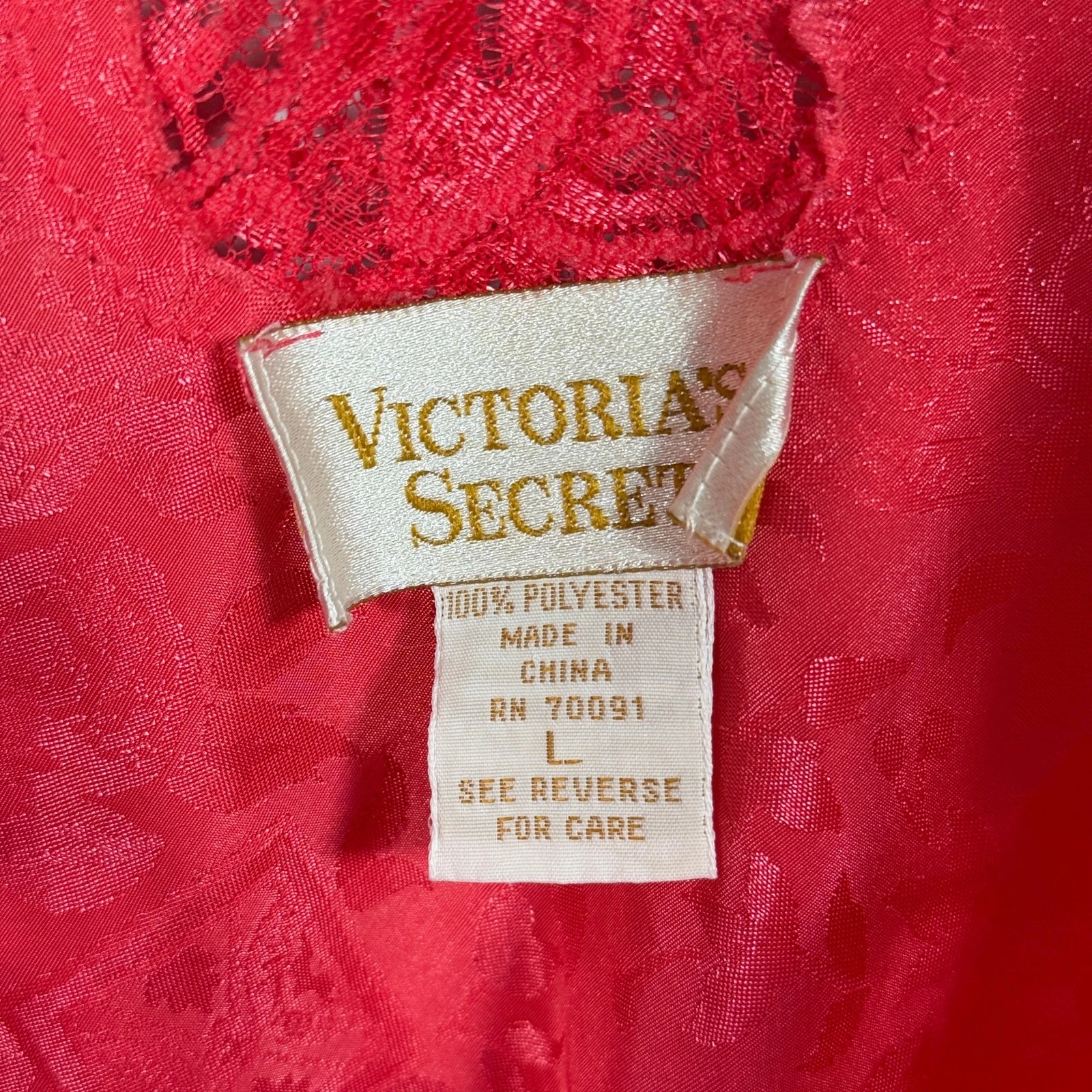 UNDERCOVER Mini abito slip vintage anni 90 Victoria’s Secret etichetta oro grande delicato rosa fata