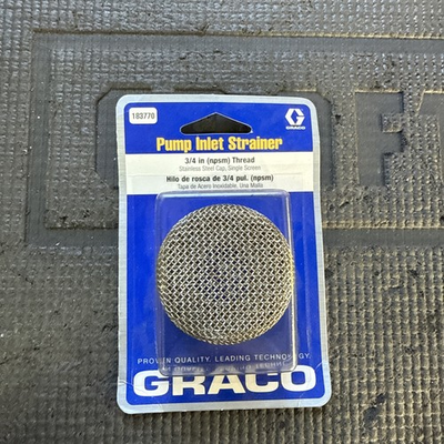 #ad Graco Pump Inlet Strainer 183770 183 770 $8.00