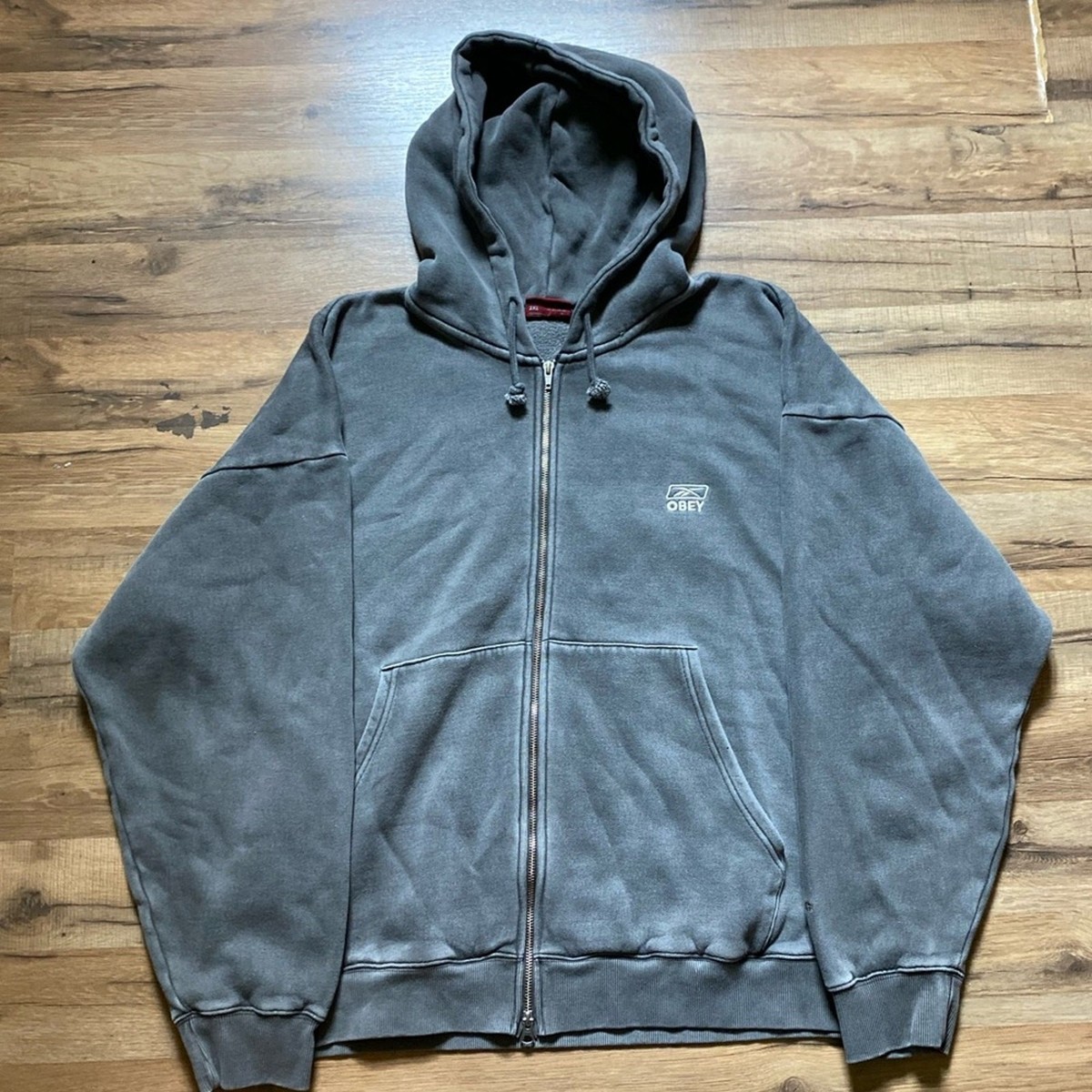 Reebok x Obey Zip Up Hoodie Sweati | eBay